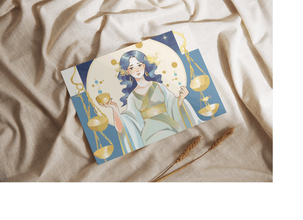 【月は唄い、星は夢見る】moonstar星奈 初のオンラインギャラリー展。星座を擬人化したイラストが街中に飾られている。第二部。
