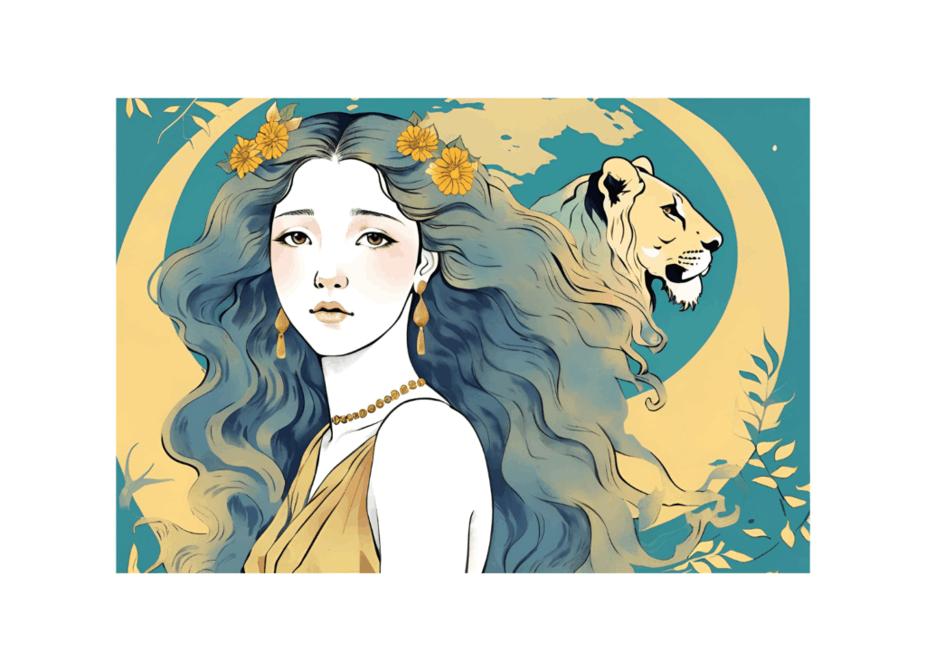 【月は唄い、星は夢見る】moonstar星奈 初のオンラインギャラリー展。星座を擬人化したイラストが街中に飾られている。第二部。