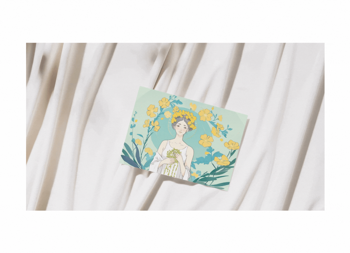 【月は唄い、星は夢見る】moonstar星奈 初のオンラインギャラリー展。星座を擬人化したイラストが街中に飾られている。第二部。
