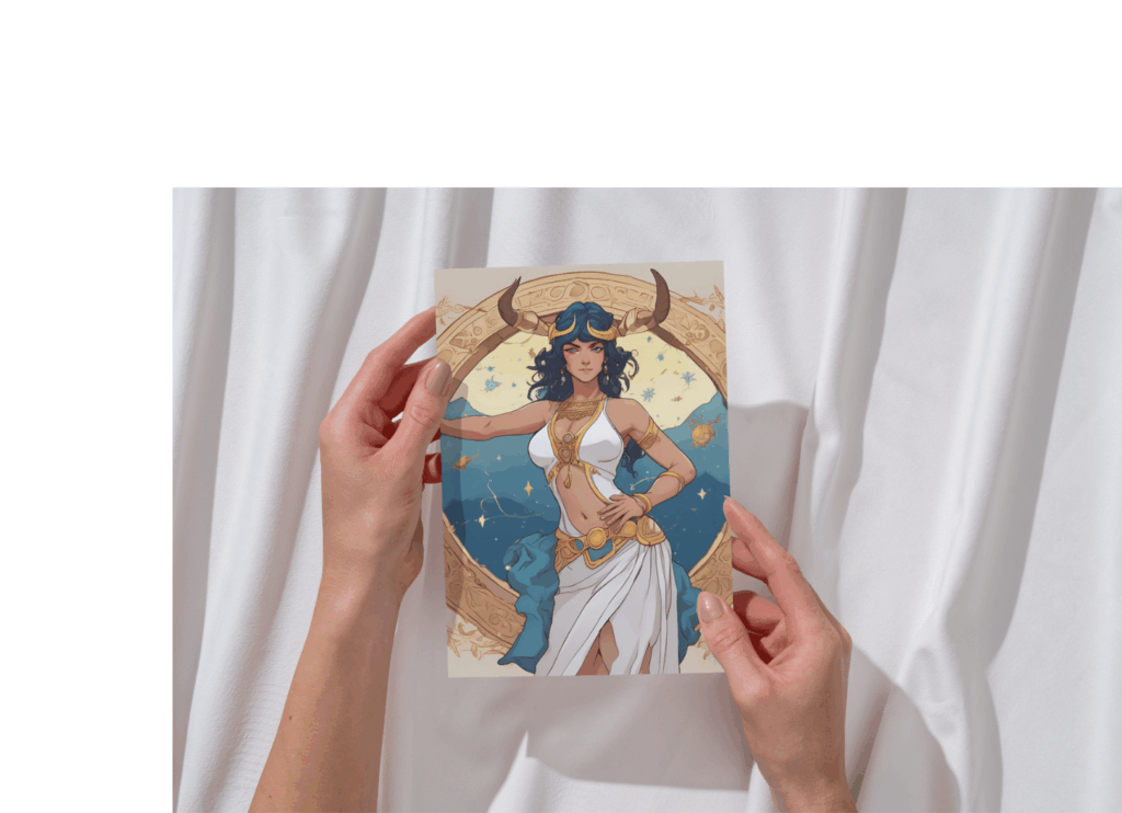 【月は唄い、星は夢見る】moonstar星奈 初のオンラインギャラリー展。星座を擬人化したイラストが街中に飾られている。第三部。