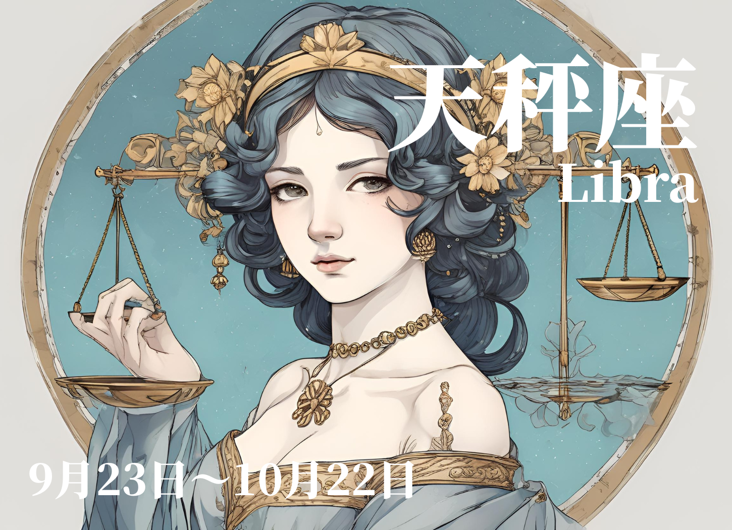 「月のリズムと星のきらめき」天秤座