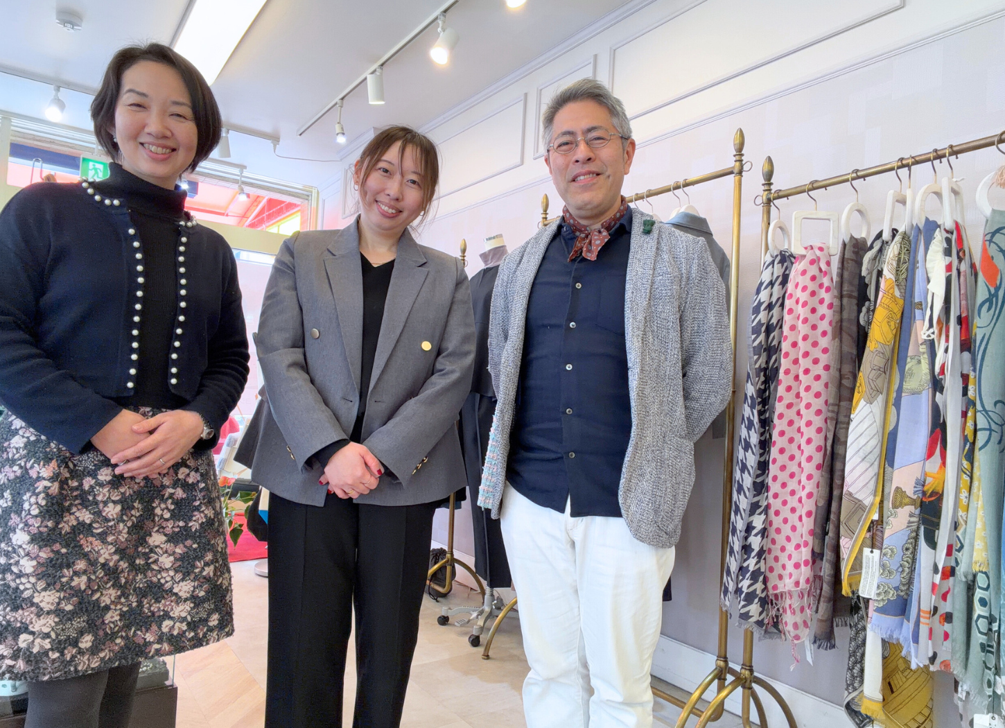 くらわんかファブリック取材時の集合写真